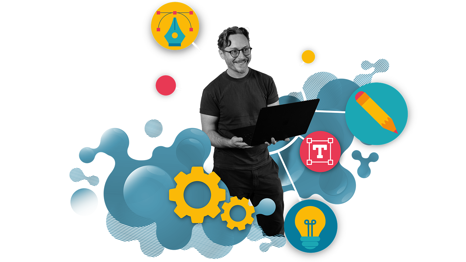 image of man using tech